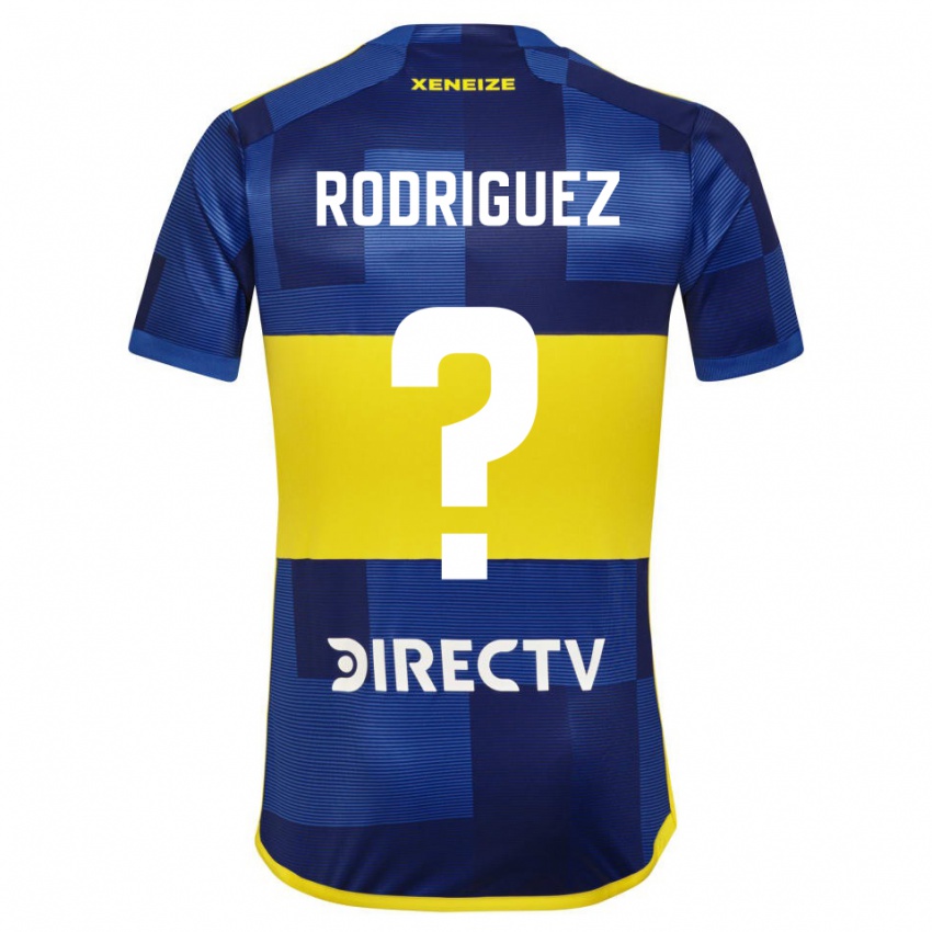 Heren Roman Rodriguez #0 Donkerblauw Geel Thuisshirt Thuistenue 2023/24 T-Shirt