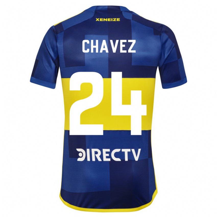 Heren Gabriela Chavez #24 Donkerblauw Geel Thuisshirt Thuistenue 2023/24 T-Shirt