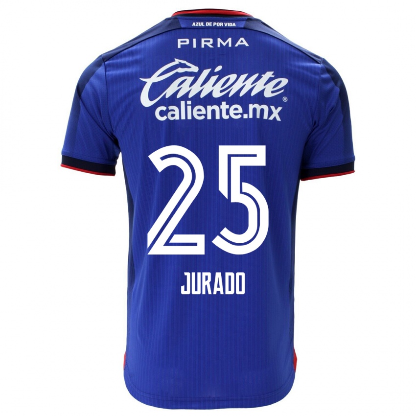 Heren Sebastian Jurado #25 Blauw Thuisshirt Thuistenue 2023/24 T-Shirt