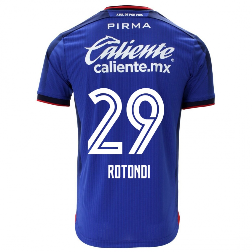 Heren Carlos Rotondi #29 Blauw Thuisshirt Thuistenue 2023/24 T-Shirt