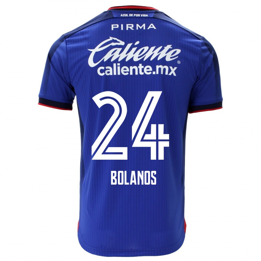 Heren Jatziry Bolanos #24 Blauw Thuisshirt Thuistenue 2023/24 T-Shirt