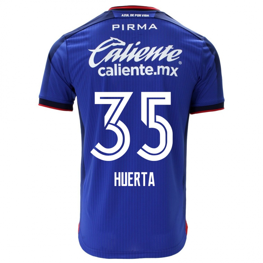 Heren Renata Huerta #35 Blauw Thuisshirt Thuistenue 2023/24 T-Shirt