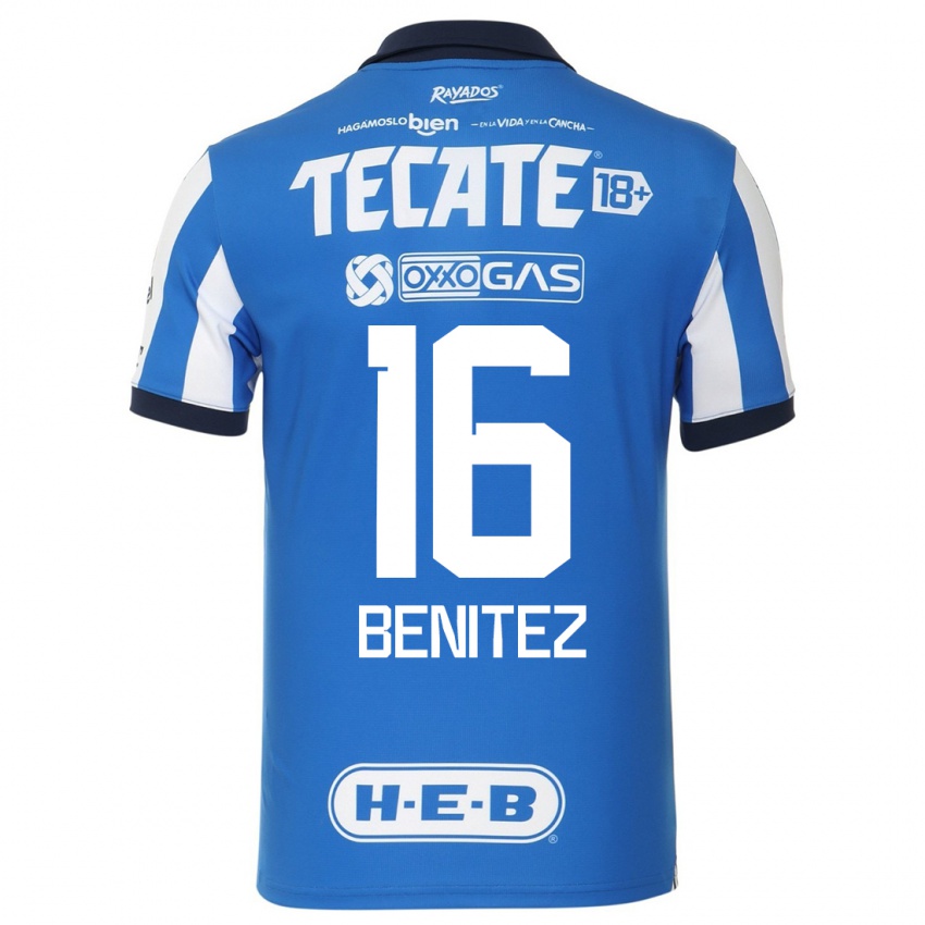 Heren Xanic Benitez #16 Blauw Wit Thuisshirt Thuistenue 2023/24 T-Shirt