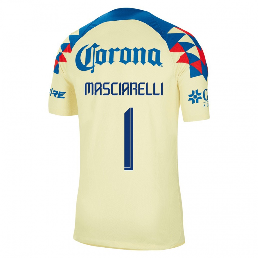 Heren Renata Masciarelli #1 Geel Thuisshirt Thuistenue 2023/24 T-Shirt