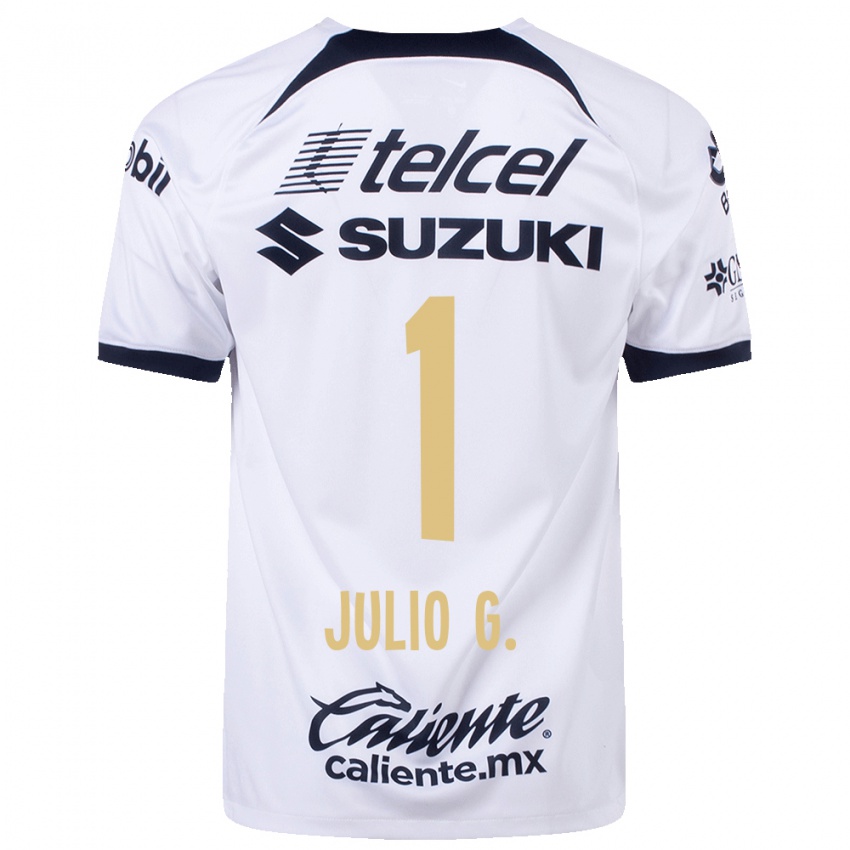 Heren Julio Gonzalez #1 Wit Thuisshirt Thuistenue 2023/24 T-Shirt