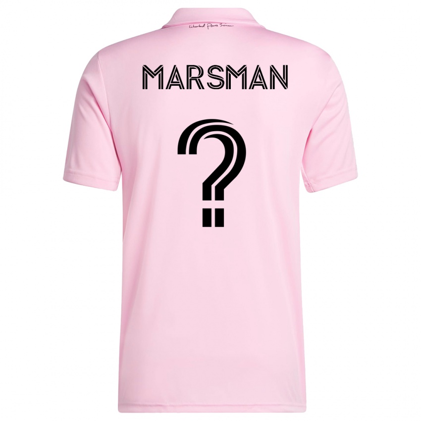 Heren Nick Marsman #0 Roze Thuisshirt Thuistenue 2023/24 T-Shirt