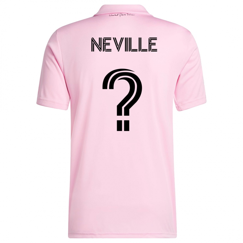 Heren Harvey Neville #0 Roze Thuisshirt Thuistenue 2023/24 T-Shirt