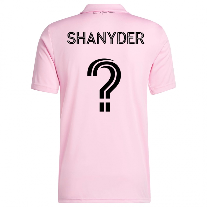 Heren Shanyder Borgelin #0 Roze Thuisshirt Thuistenue 2023/24 T-Shirt