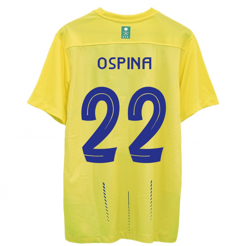 Heren David Ospina #22 Geel Thuisshirt Thuistenue 2023/24 T-Shirt