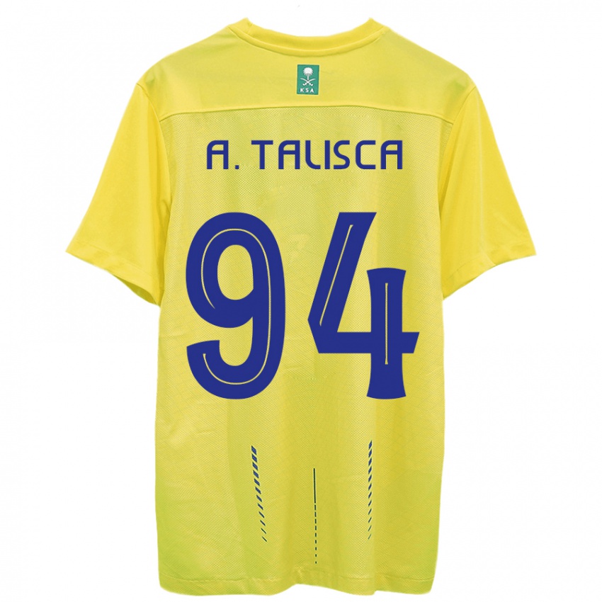 Heren Talisca #94 Geel Thuisshirt Thuistenue 2023/24 T-Shirt