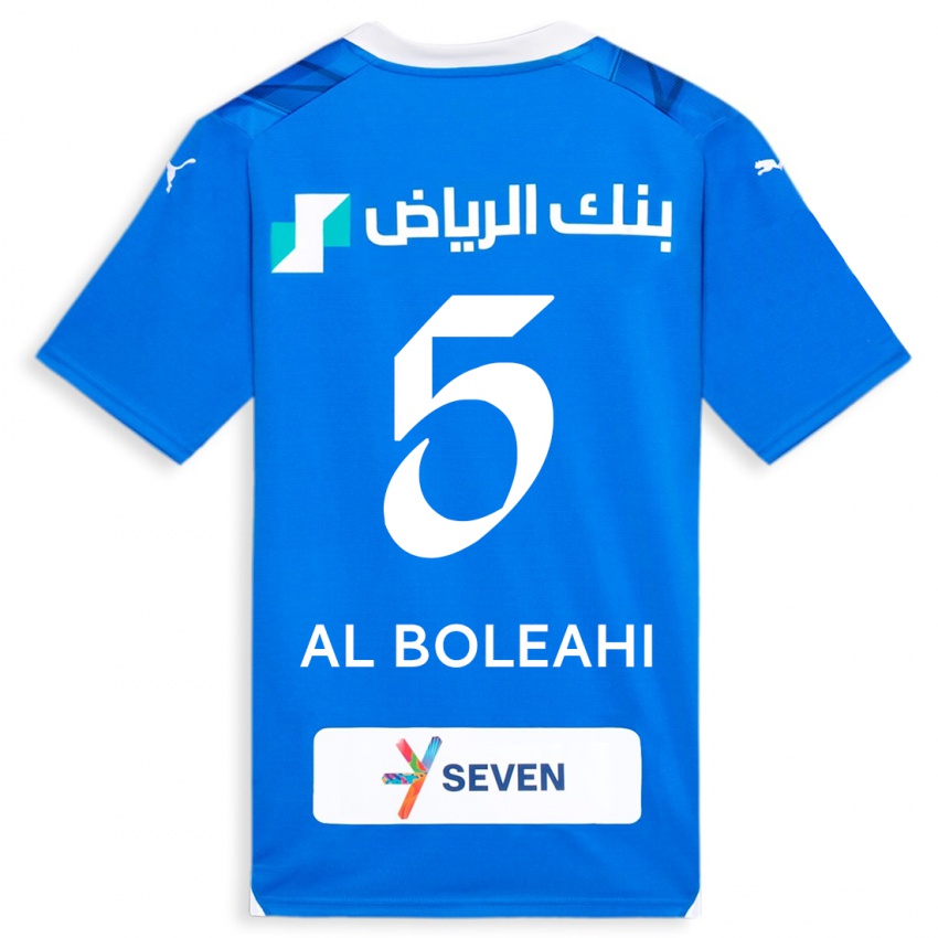 Heren Ali Al-Boleahi #5 Blauw Thuisshirt Thuistenue 2023/24 T-Shirt