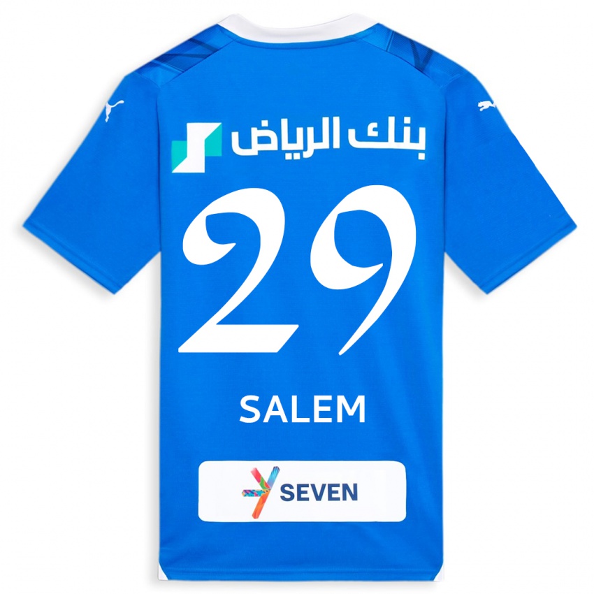 Heren Salem Al-Dawsari #29 Blauw Thuisshirt Thuistenue 2023/24 T-Shirt