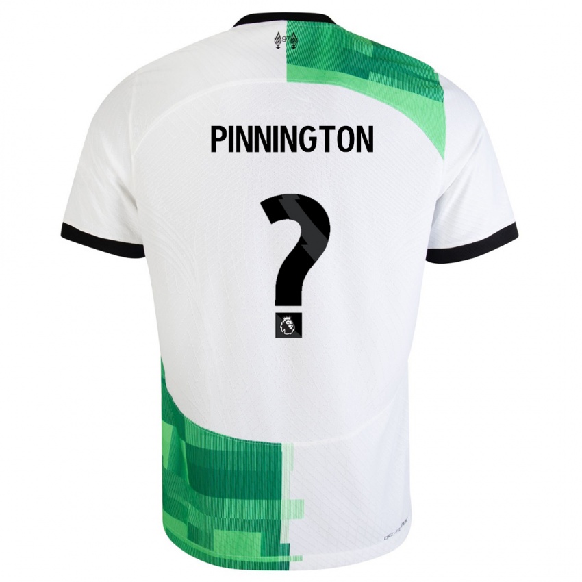 Heren Carter Pinnington #0 Wit Groen Uitshirt Uittenue 2023/24 T-Shirt