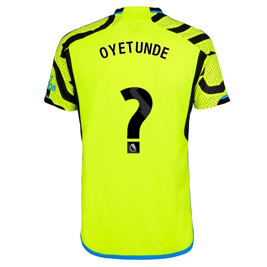 Heren Daniel Oyetunde #0 Geel Uitshirt Uittenue 2023/24 T-Shirt