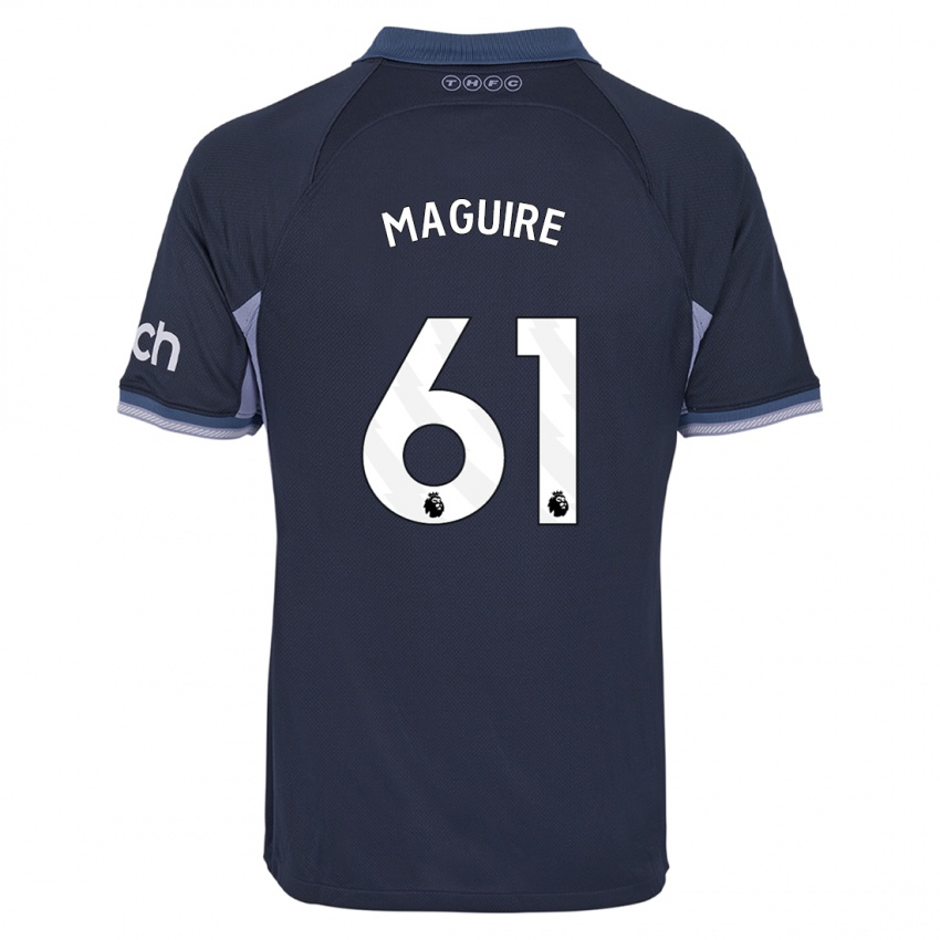 Heren Aaron Maguire #61 Donkerblauw Uitshirt Uittenue 2023/24 T-Shirt