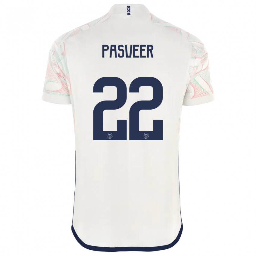 Heren Remko Pasveer #22 Wit Uitshirt Uittenue 2023/24 T-Shirt