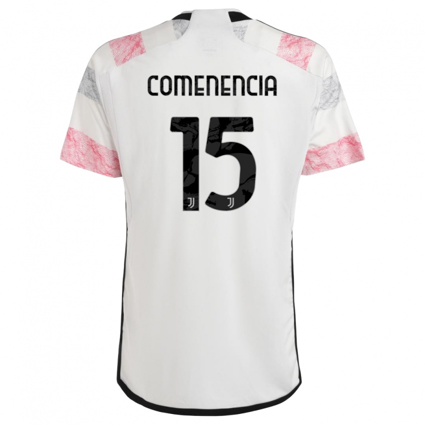 Heren Livano Comenencia #15 Wit Roze Uitshirt Uittenue 2023/24 T-Shirt
