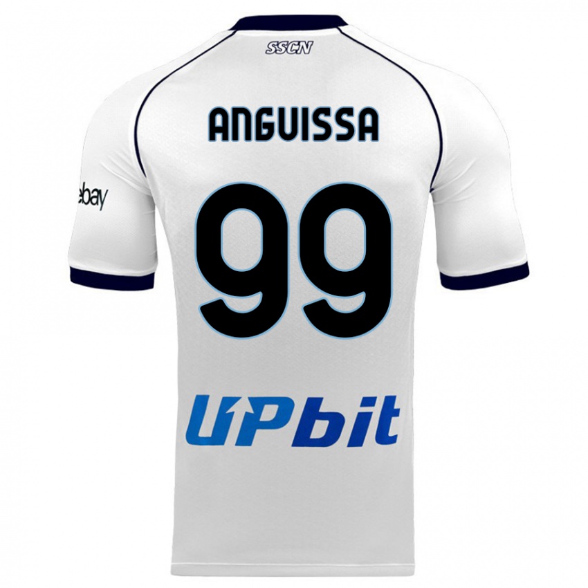 Heren Andre Zambo Anguissa #99 Wit Uitshirt Uittenue 2023/24 T-Shirt