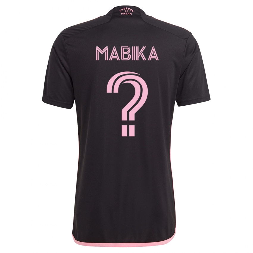 Heren Aimé Mabika #0 Zwart Uitshirt Uittenue 2023/24 T-Shirt