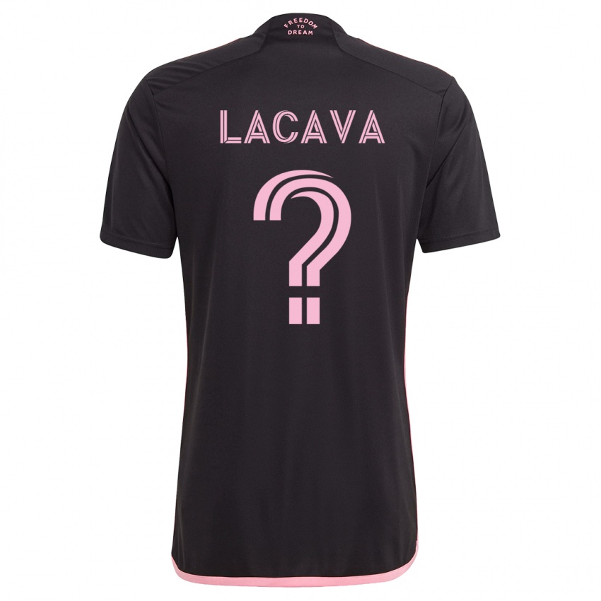 Heren Jake Lacava #0 Zwart Uitshirt Uittenue 2023/24 T-Shirt