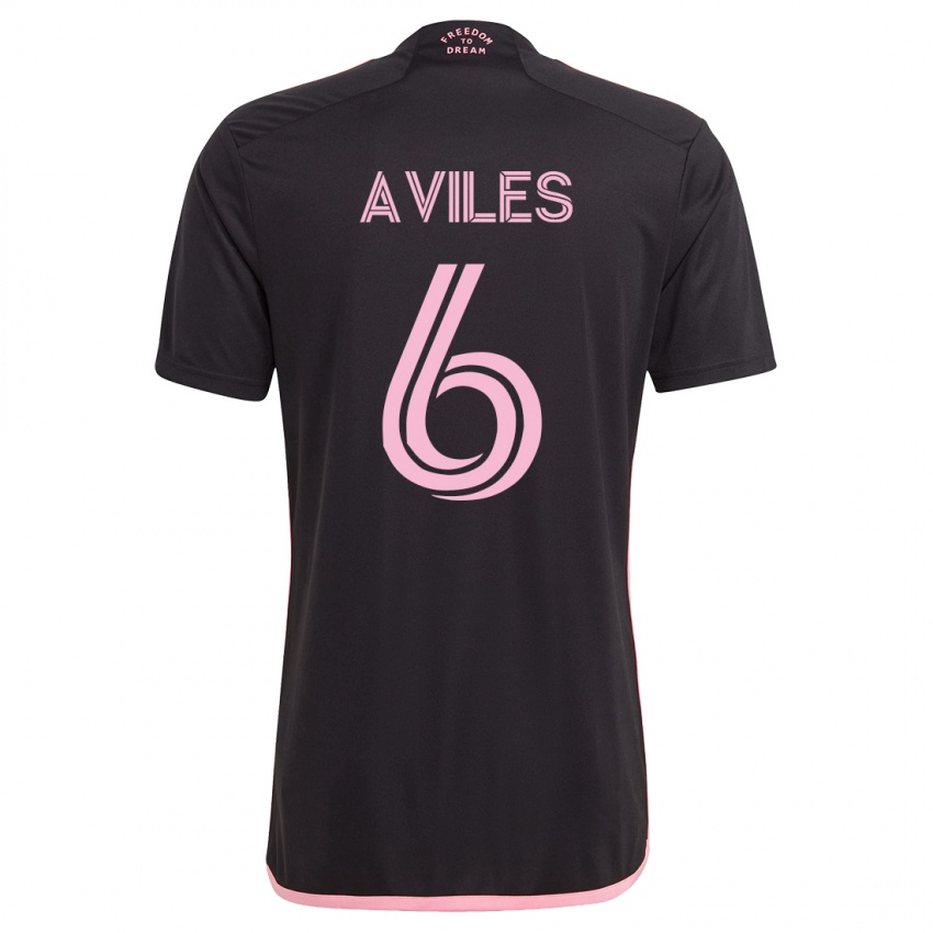 Heren Tomás Avilés #6 Zwart Uitshirt Uittenue 2023/24 T-Shirt