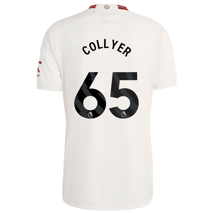 Heren Toby Collyer #65 Wit Thuisshirt Derde Tenue 2023/24 T-Shirt