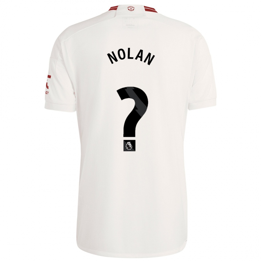 Heren James Nolan #0 Wit Thuisshirt Derde Tenue 2023/24 T-Shirt