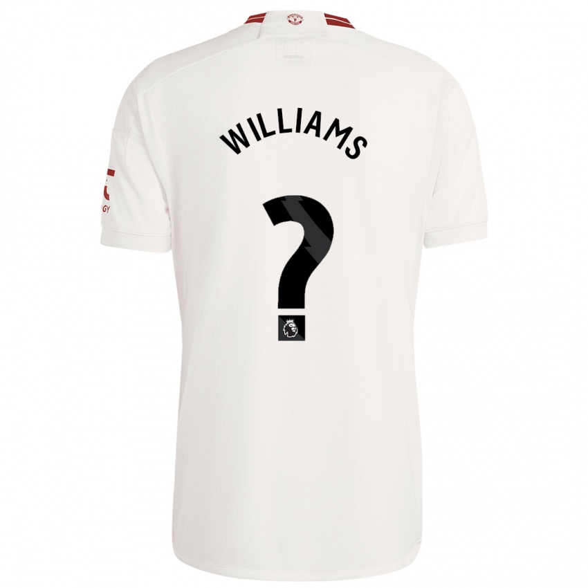 Heren Ethan Williams #0 Wit Thuisshirt Derde Tenue 2023/24 T-Shirt