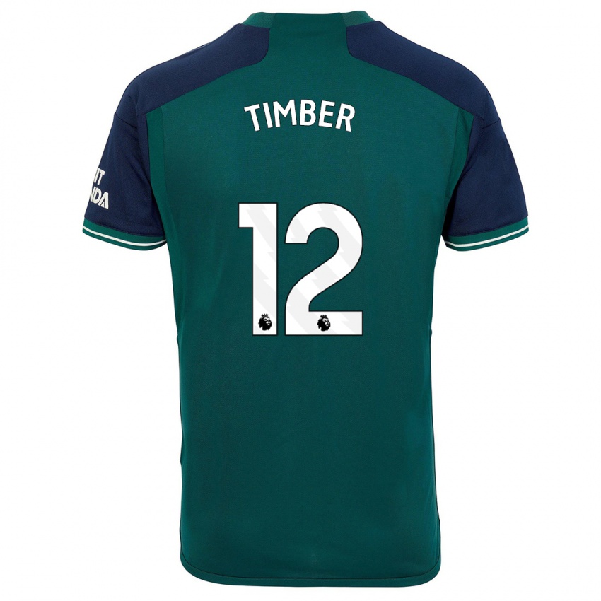 Heren Jurrien Timber #12 Groente Thuisshirt Derde Tenue 2023/24 T-Shirt