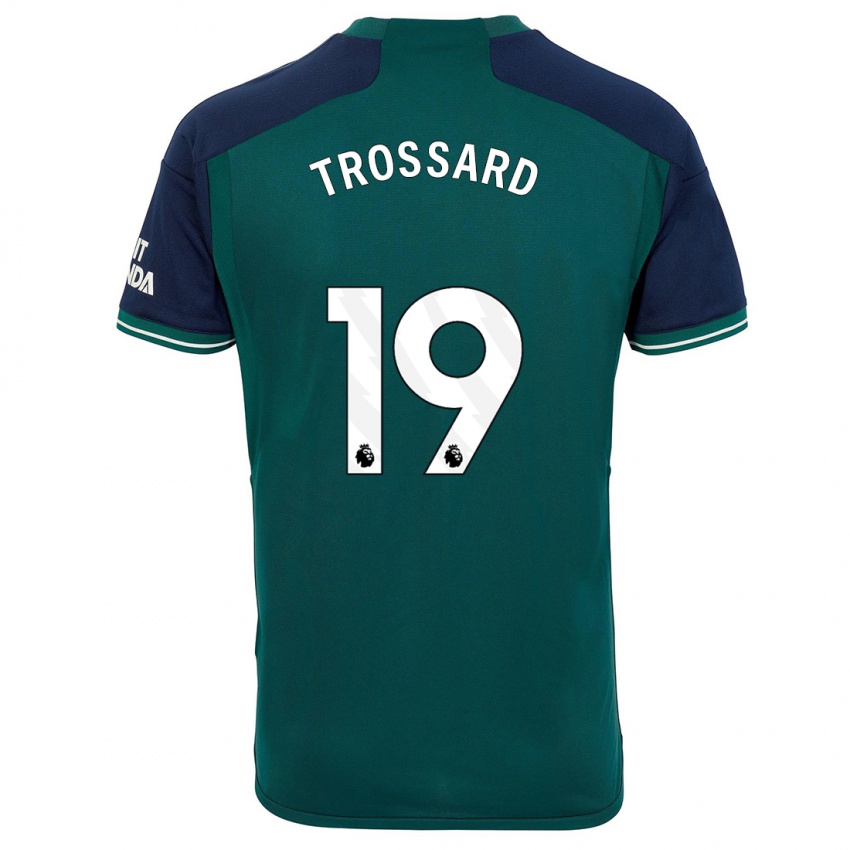 Heren Leandro Trossard #19 Groente Thuisshirt Derde Tenue 2023/24 T-Shirt