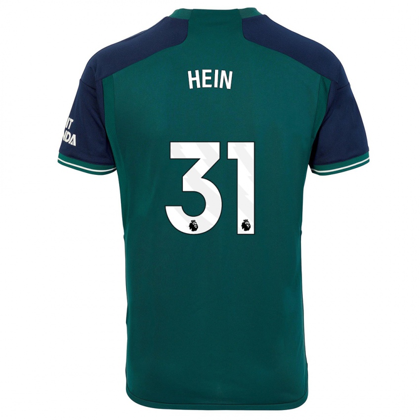 Heren Karl Hein #31 Groente Thuisshirt Derde Tenue 2023/24 T-Shirt