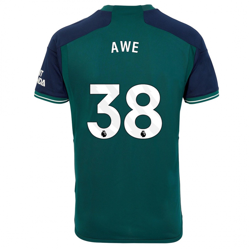 Heren Zach Awe #38 Groente Thuisshirt Derde Tenue 2023/24 T-Shirt