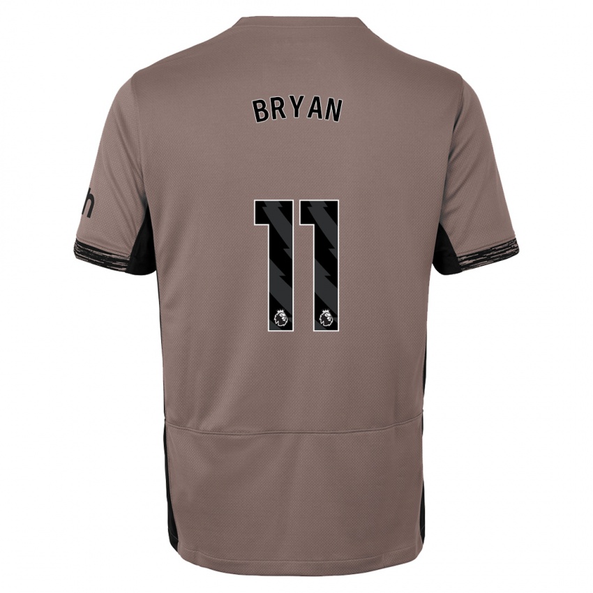 Heren Bryan Gil #11 Donker Beige Thuisshirt Derde Tenue 2023/24 T-Shirt