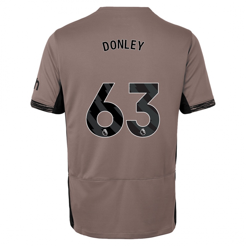 Heren Jamie Donley #63 Donker Beige Thuisshirt Derde Tenue 2023/24 T-Shirt