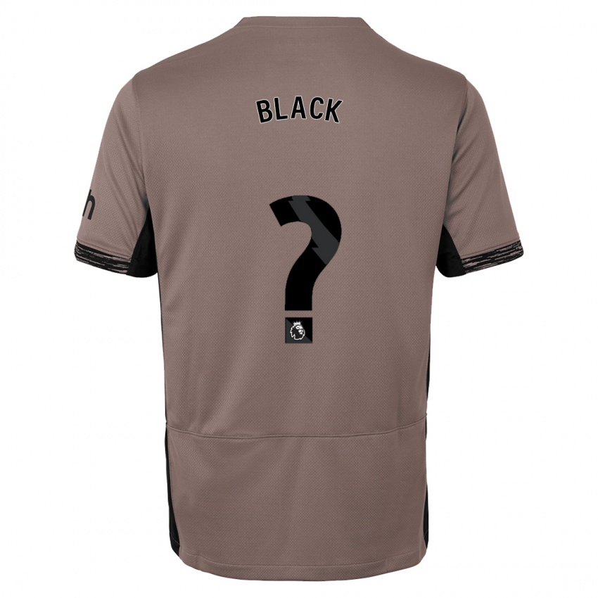 Heren Leo Black #0 Donker Beige Thuisshirt Derde Tenue 2023/24 T-Shirt