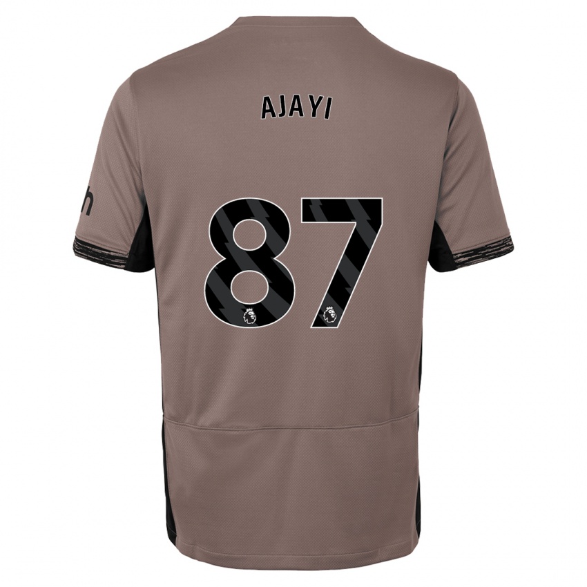 Heren Damola Ajayi #87 Donker Beige Thuisshirt Derde Tenue 2023/24 T-Shirt