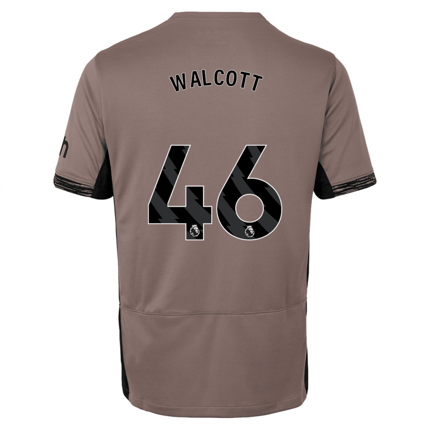 Heren Malachi Fagan Walcott #46 Donker Beige Thuisshirt Derde Tenue 2023/24 T-Shirt