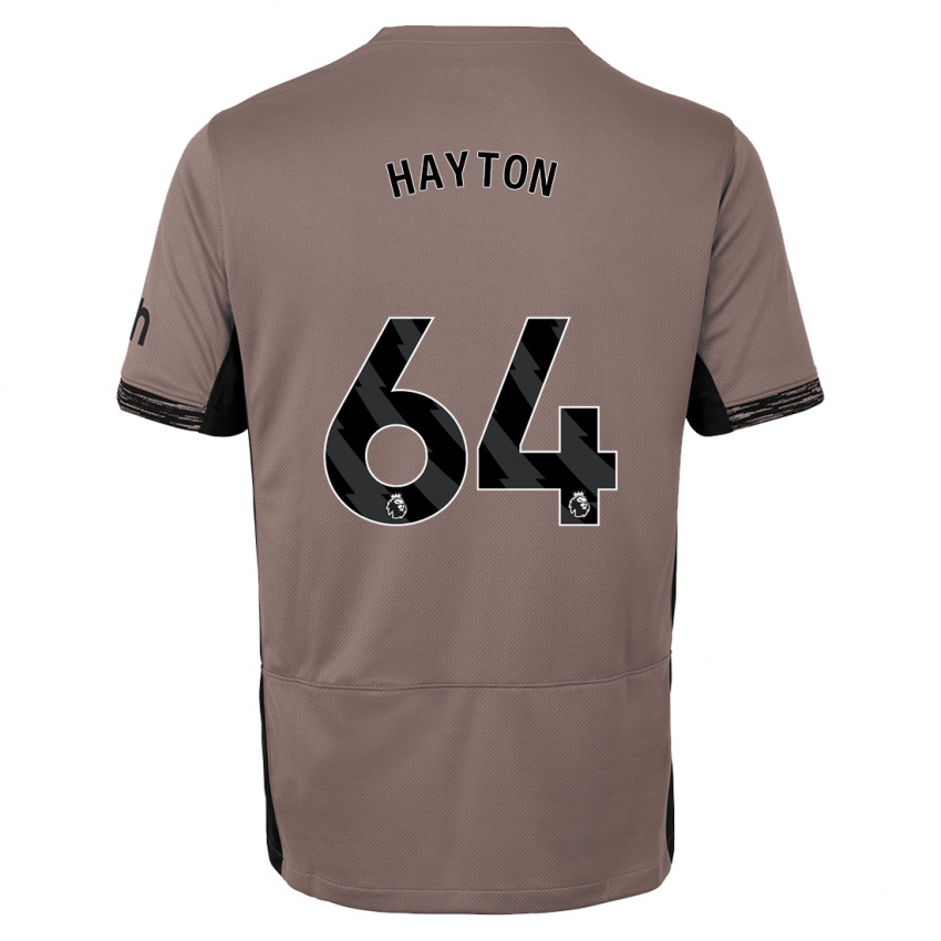 Heren Adam Hayton #64 Donker Beige Thuisshirt Derde Tenue 2023/24 T-Shirt