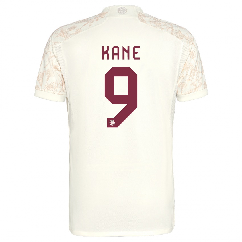 Heren Harry Kane #9 Gebroken Wit Thuisshirt Derde Tenue 2023/24 T-Shirt