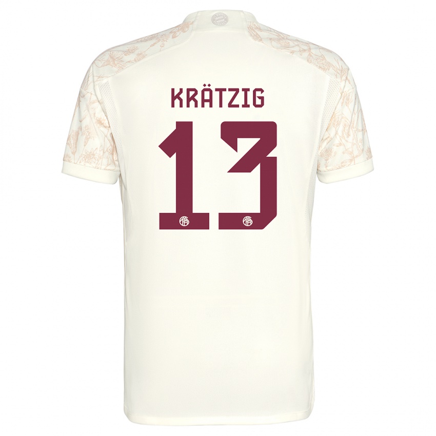 Heren Frans Krätzig #13 Gebroken Wit Thuisshirt Derde Tenue 2023/24 T-Shirt