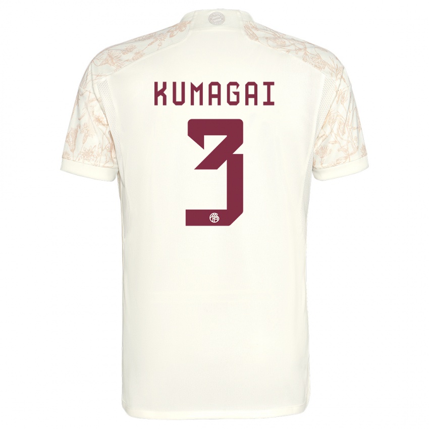 Heren Saki Kumagai #3 Gebroken Wit Thuisshirt Derde Tenue 2023/24 T-Shirt