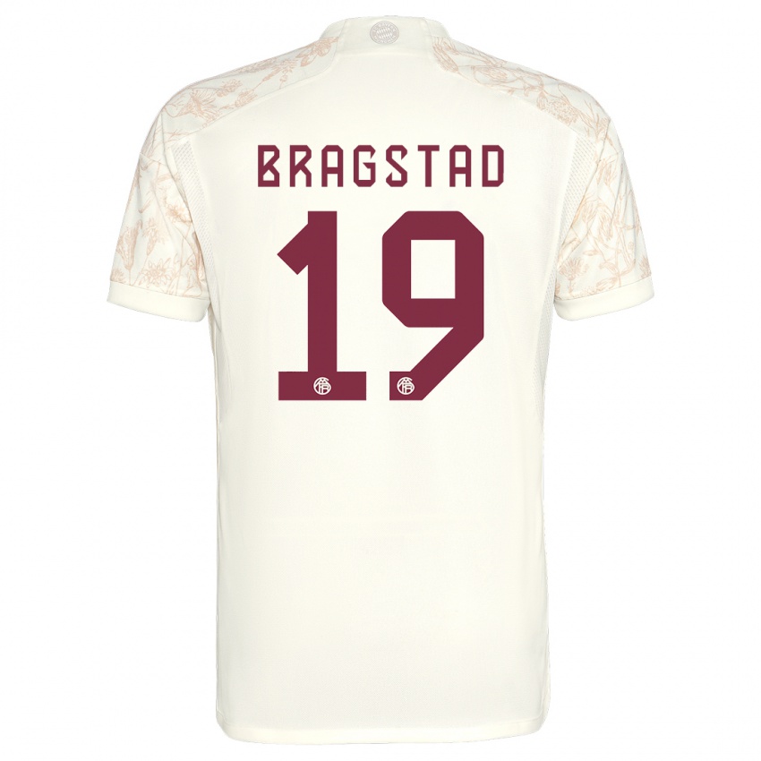 Heren Emilie Bragstad #19 Gebroken Wit Thuisshirt Derde Tenue 2023/24 T-Shirt