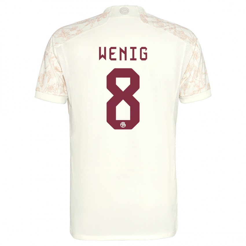 Heren Marcel Wenig #8 Gebroken Wit Thuisshirt Derde Tenue 2023/24 T-Shirt