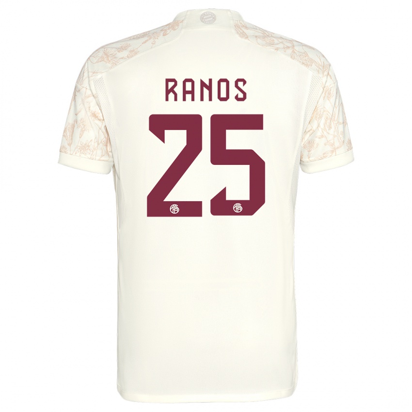 Heren Grant-Leon Ranos #25 Gebroken Wit Thuisshirt Derde Tenue 2023/24 T-Shirt