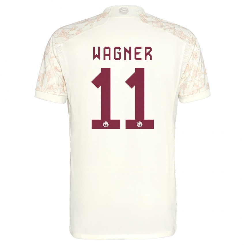 Heren Ricardo Wagner #11 Gebroken Wit Thuisshirt Derde Tenue 2023/24 T-Shirt