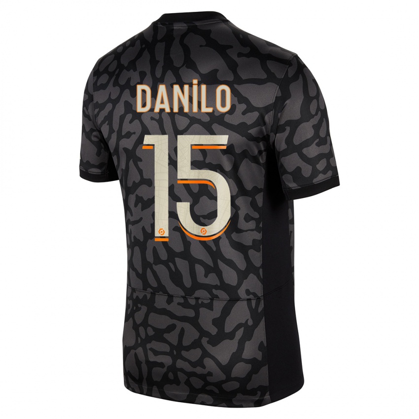 Heren Danilo Pereira #15 Zwart Thuisshirt Derde Tenue 2023/24 T-Shirt