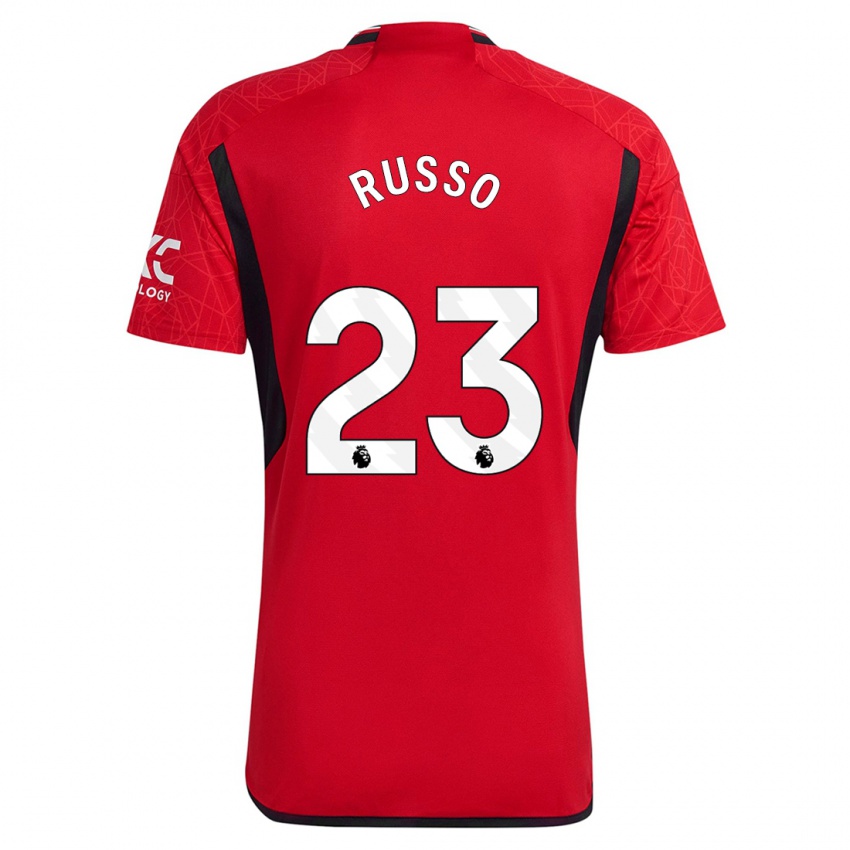 Dames Alessia Russo #23 Rood Thuisshirt Thuistenue 2023/24 T-Shirt