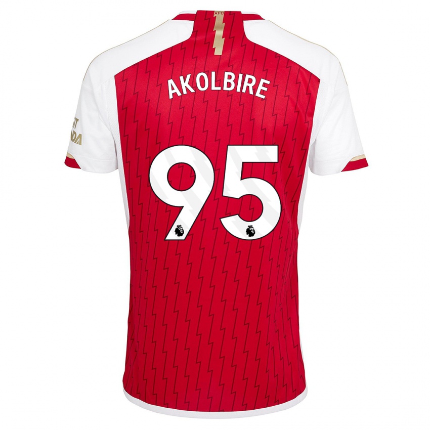 Dames Bless Akolbire #95 Rood Thuisshirt Thuistenue 2023/24 T-Shirt