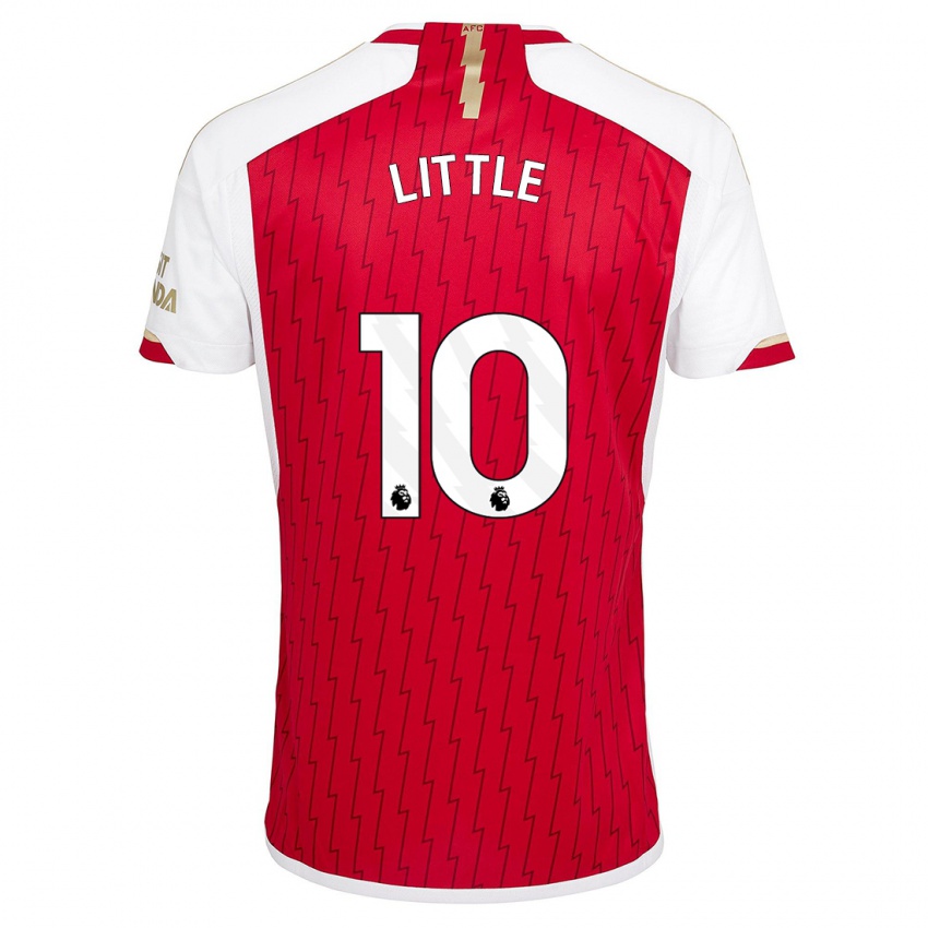 Dames Kim Little #10 Rood Thuisshirt Thuistenue 2023/24 T-Shirt