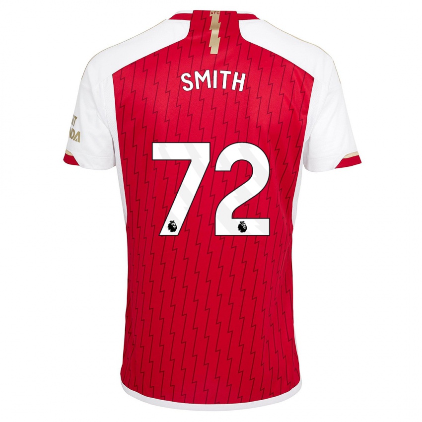 Dames Matt Smith #72 Rood Thuisshirt Thuistenue 2023/24 T-Shirt